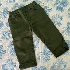Baby Gap Easy Slim Green Jean Pants Size 18-24 Months